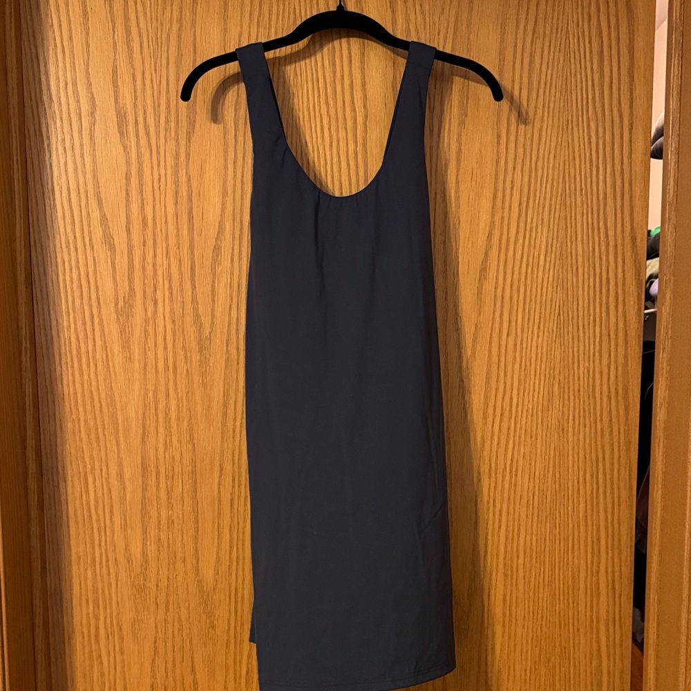 Chic Black Tennis Dress With Built In Shorts